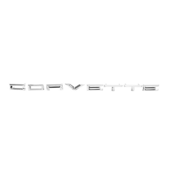 1961-1962 Corvette Front Letters, "CORVETTE", Sold as a Set