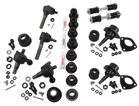 1963-1982 C3 Corvette Front Suspension Rebuild Kit Standard W/Poly Bushings - Pro Grade