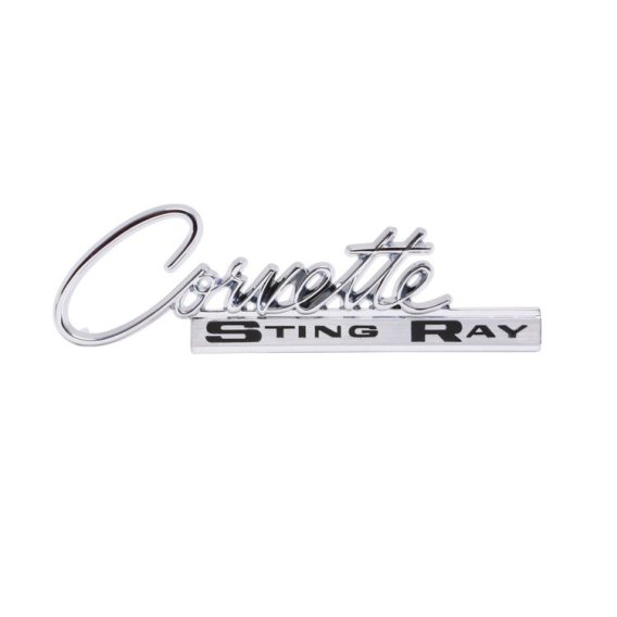 1964-1965 Corvette Glove Box Door Emblem, Sold as Each