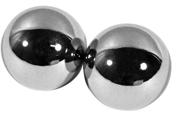 1964-1967 C1 C2 Corvette Door Balls Inside Opening-Chrome - Metal