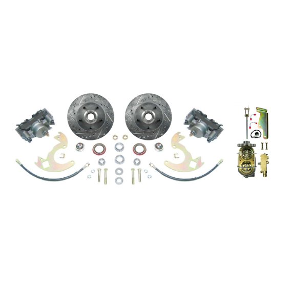 1964-1972 Chevrolet El Camino Front Brake Conversion Kit The Right Stuff AFXSD14A