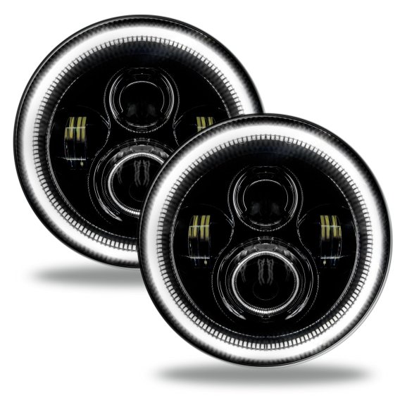 ORACLE Lighting 7" High Powered LED Headlights - Black Bezel