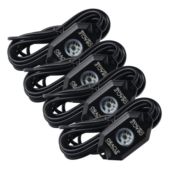 ORACLE Lighting Underbody Wheel Well Rock Light Kit - White (4PCS)