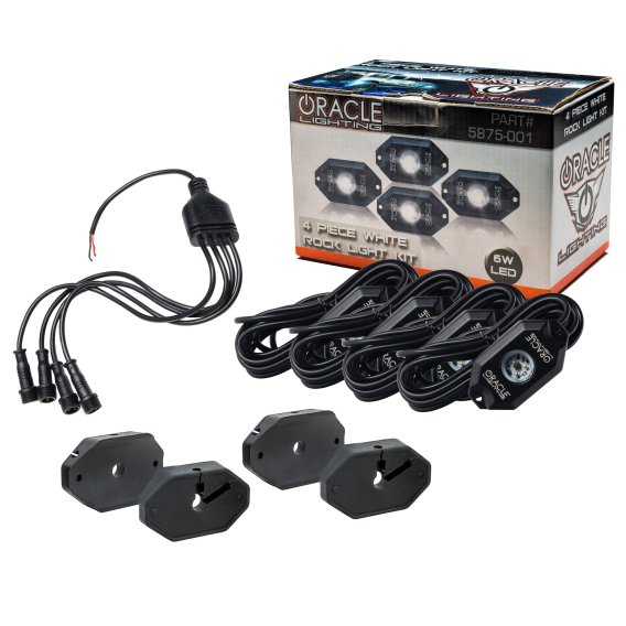 ORACLE Lighting Underbody Wheel Well Rock Light Kit - White (4PCS)