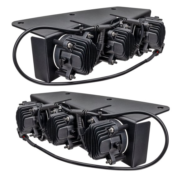 ORACLE Lighting 2021-2024 Ford Bronco Triple LED Fog Light Kit for Steel Bumper