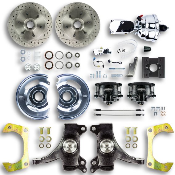 1963-1966 Chevrolet C10 Pickup  Brake Conversion Kit The Right Stuff TDC6326DBX