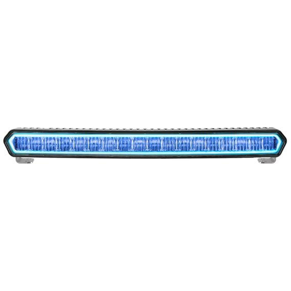 20 Inch LED Light Bar Black W/Blue Halo Off Road SR-L Series Rigid Industries 63001