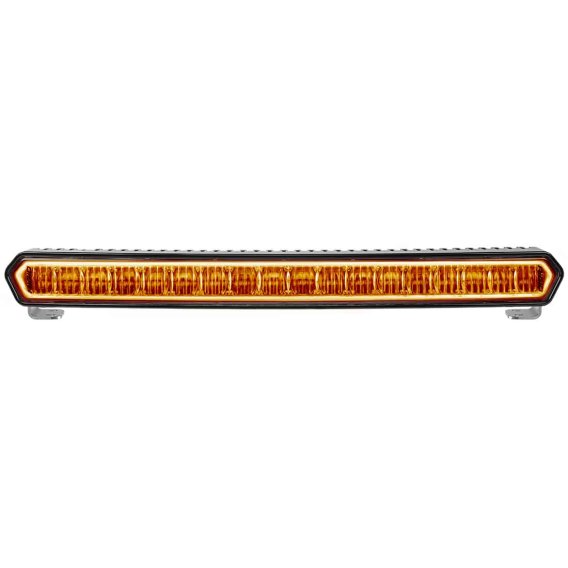 20 Inch LED Light Bar Black W/Amber Halo Off Road SR-L Series Rigid Industries 63003