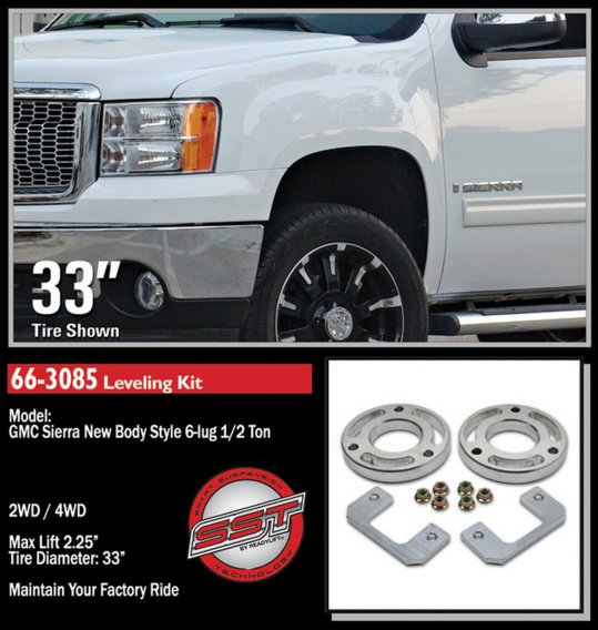 ReadyLift 66-3085 2.25" Front Leveling Kit - GM Full Size Truck / SUV 1500 LD 6-Lug