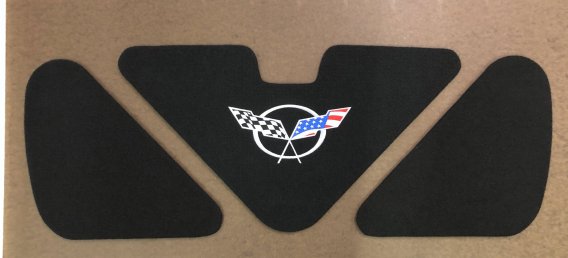 3-Piece Trunk/Deck Lid Liner C5 American Flag For 1997-2004 Corvette