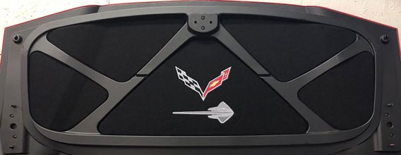 67141 5-Piece Trunk/Deck Lid Liner Stingray Emblem And "Stingray" Script For 14-19 Corvette