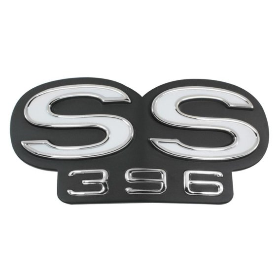 1968 Camaro Grille Emblem, "SS 396", Standard, Sold as Each