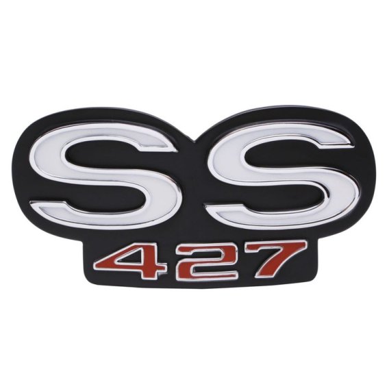 1969 Camaro Grille Emblem, "SS 427", R/S, Sold as Each