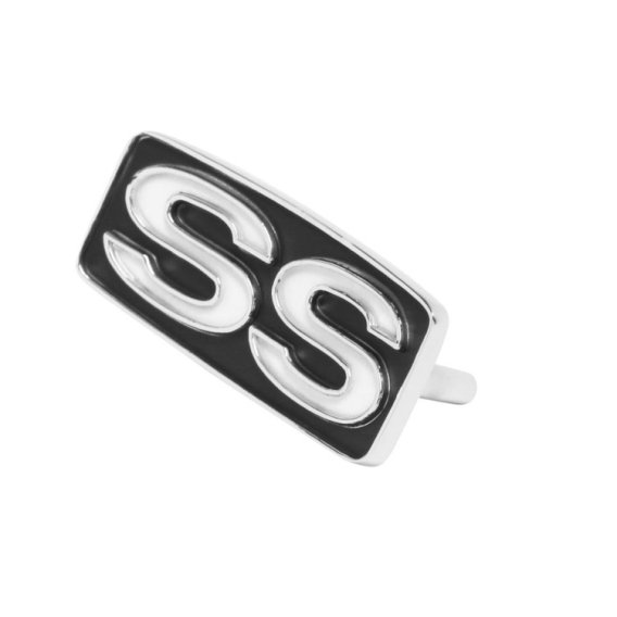 1969 Full-Size Chevrolet Horn Pad Emblem, "SS", Sold as Each