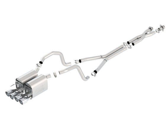 C6 Corvette Borla ATAK Exhaust with X-Pipe 140453