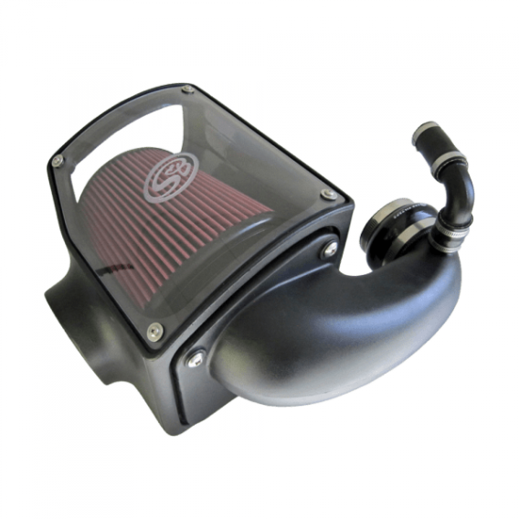 Cold Air Intake For 92-00 GMC K-Series V8-6.5L Duramax Oiled Cotton Cleanable Red S&B 75-5045