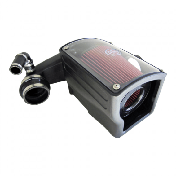 Cold Air Intake For 92-00 GMC K-Series V8-6.5L Duramax Oiled Cotton Cleanable Red S&B 75-5045