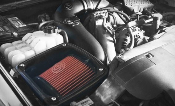 Cold Air Intake For 06-07 Chevrolet Silverado GMC Sierra V8-6.6L LLY-LBZ Duramax Cotton Cleanable...