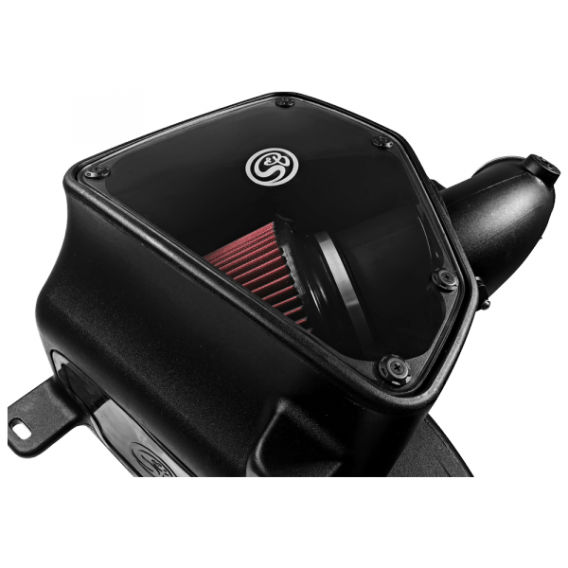 Cold Air Intake For 14-18 Dodge Ram 2500/ 3500 Hemi V8-6.4L Cotton Cleanable Red S&B 75-5087