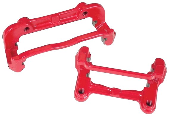 1997-2013 C6 Corvette Caliper Mounting Bracket - Powdercoated Red - Front