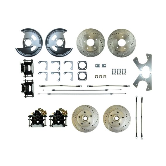 1979-1981 Chevrolet Camaro Front and Rear Brake Conversion Kit The Right Stuff F79RD07S