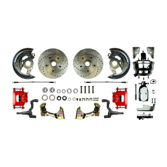 1970-1972 Chevrolet Monte Carlo Front Brake Conversion Kit The Right Stuff AFXDC01CZX