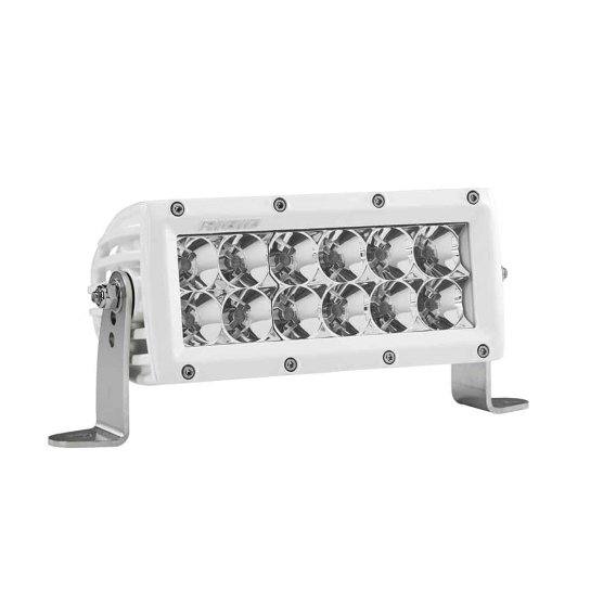 6 Inch Flood Light White Housing E-Series Pro RIGID Industries 806113