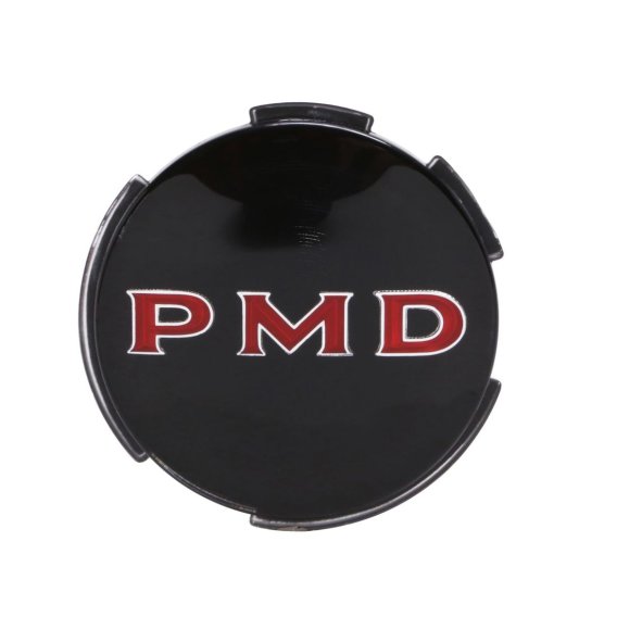 Pontiac Wheel Cover 2-3/4â€ Diameter W/Black Background "PMD" Emblem, Each