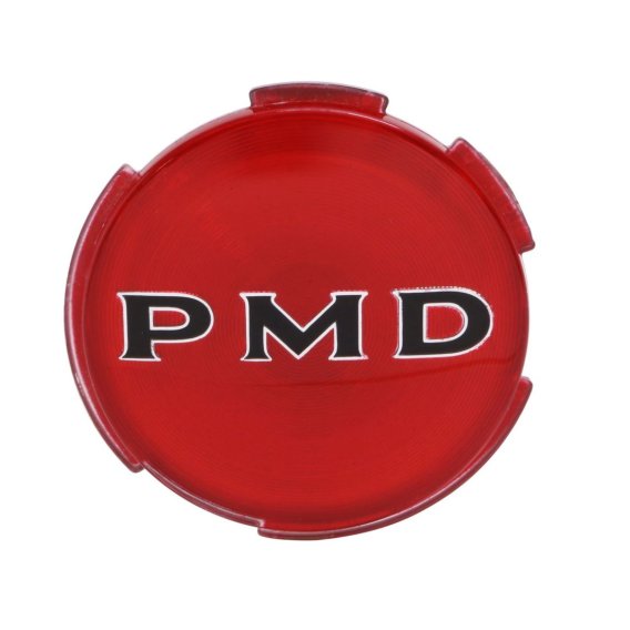 Pontiac Wheel Cover 2-3/4â€ Diameter W/Red Background "PMD" Emblem, Each