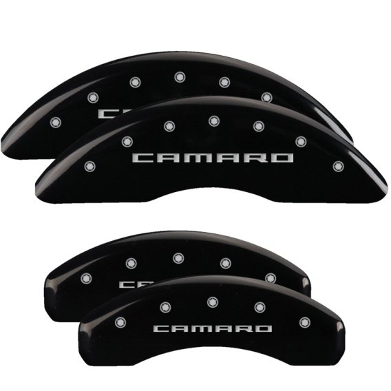 2016-2023 Camaro SS MGP Caliper Covers Black w/Camaro Logos