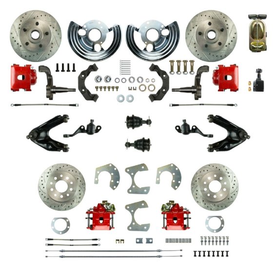 1971-1976 Plymouth Scamp Front and Rear Brake Conversion Kit The Right Stuff MDC46SDZ