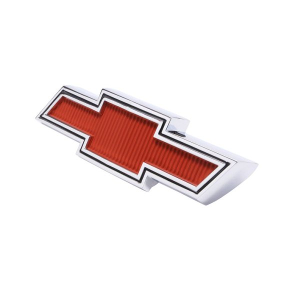 1967-1968 Chevrolet and GMC Truck Grille Emblem, Bowtie, Red, Sold as Each