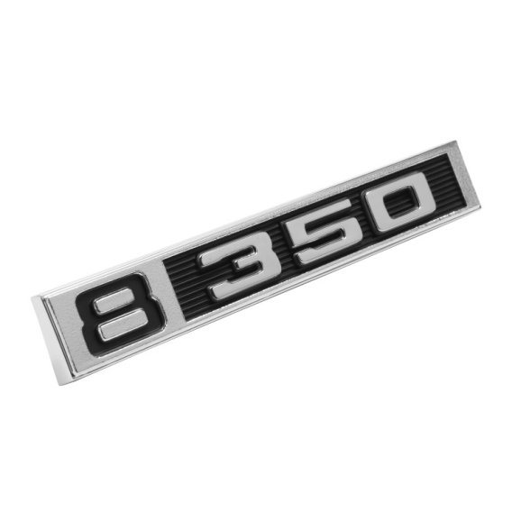 1969-1972 Chevrolet and GMC Truck Front Fender Emblem, "8 350", Sold as a Pair