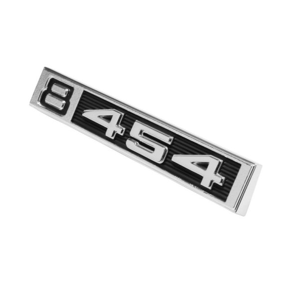 1969-1972 Chevrolet and GMC Truck Front Fender Emblem, "8 454", Sold as a Pair