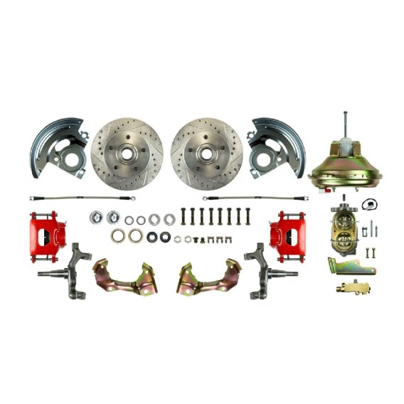 1970-1972 Chevrolet Monte Carlo Front Brake Conversion Kit The Right Stuff AFXDC06DZ