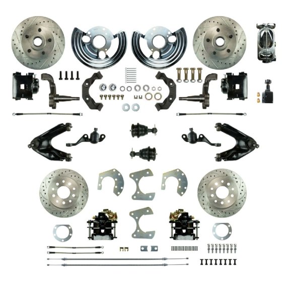 1971-1976 Plymouth Scamp Front and Rear Brake Conversion Kit The Right Stuff MDC46SDSX