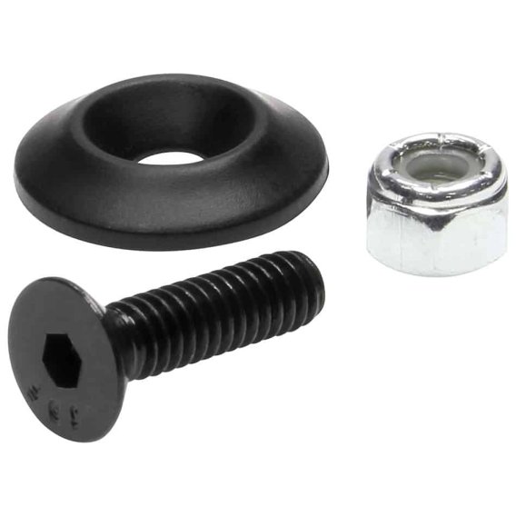 Allstar Countersunk Bolt Kit Black 50pk