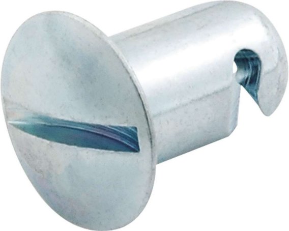 Allstar Performance ALL19230 0.550" Long Steel Quick Turn Oval Head Button, (Pack of 10)