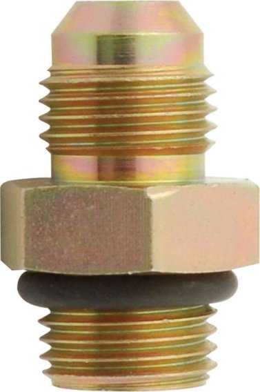 Allstar ALL48214 -6 AN Male to 9/16-18 Male Power Steering Fitting with O-Ring