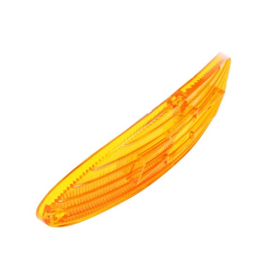 1955 Full-Size Chevrolet Amber Parking Light Lens with Bowtie, Sold as a Pair