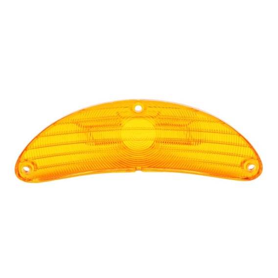 1955 Full-Size Chevrolet Amber Parking Light Lens with Bowtie, Sold as a Pair