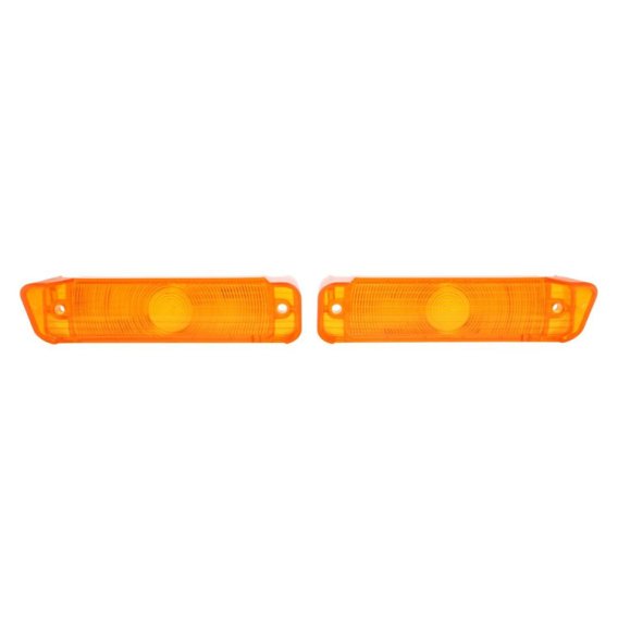 1967 Full-Size Chevrolet Amber Parking Light Lens, Sold as a Pair