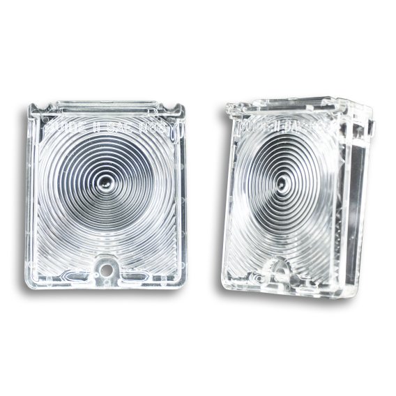 1966-1967 Chevy II and Nova Back Up Light Lens, Clear, Sold as a Pair