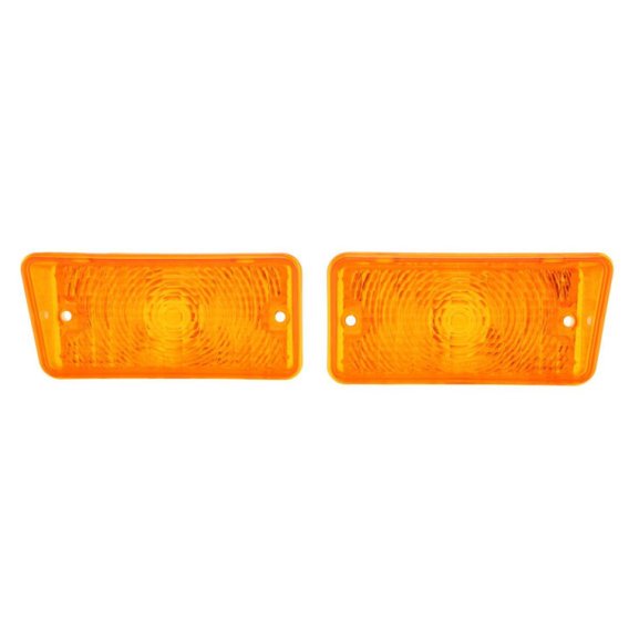 1970 Chevelle Parking Light Lens, Amber, Sold as a Pair