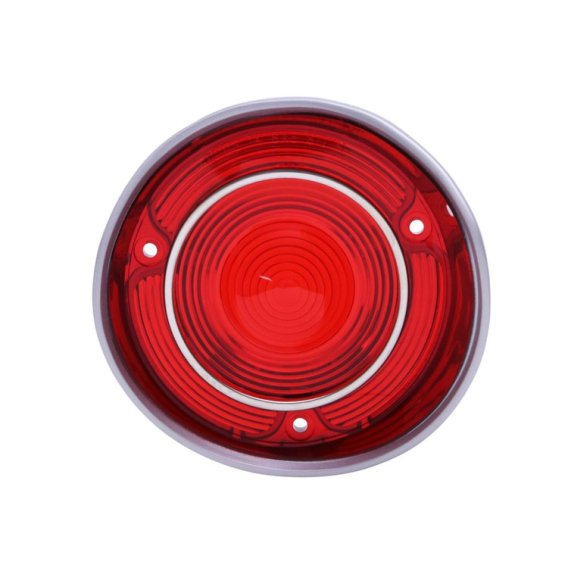 1971 Malibu & 'SS' Passenger Side Tail Light Lens with Trim, Sold as Each