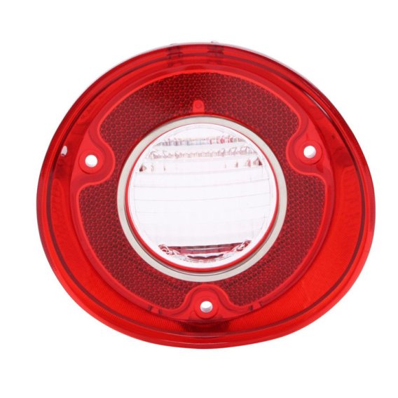 1972 Malibu & 'SS' Driver Side Back Up Light Lens with Trim, Sold as Each