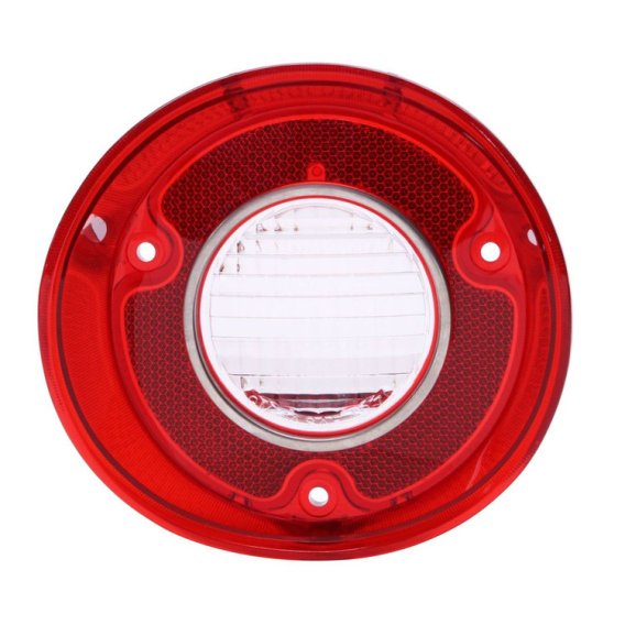 1972 Malibu & 'SS' Passenger Side Back Up Light Lens with Trim, Sold as Each