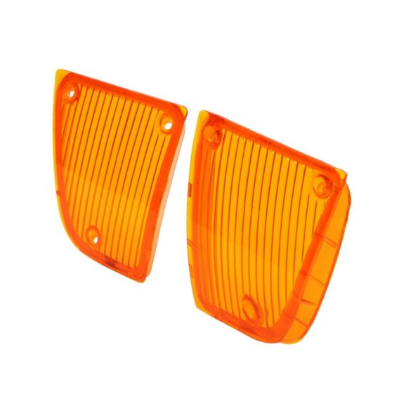 1972 Corvette Amber Parking Light Lens, Sold as a Pair