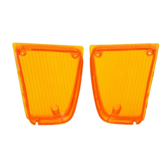 1972 Corvette Amber Parking Light Lens, Sold as a Pair