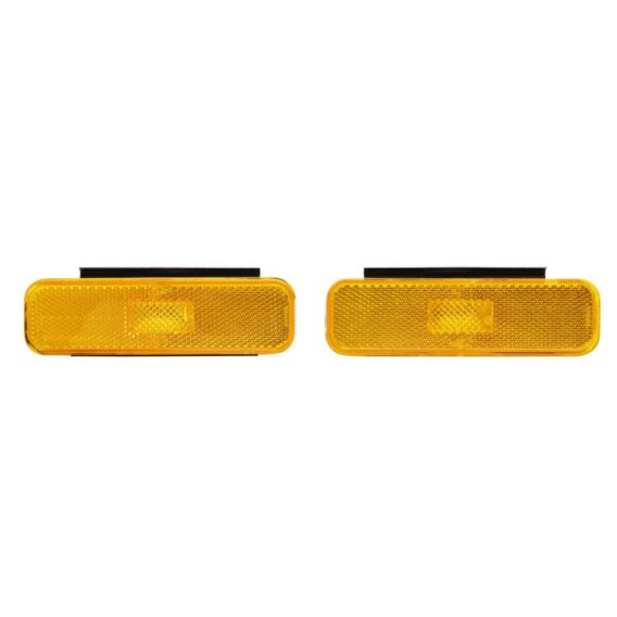 1974-1977 Camaro Driver/Passenger Yellow Front Marker Light Assembly Set